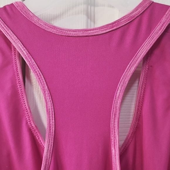 NWOT DANSKIN NOW Fitted Dri More pink sports tank. XL (16-18) - Picture 9 of 10